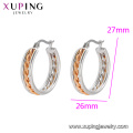 E-598 Xuping Promotion Элегантные популярные серьги-обручи Модные многоцветные ювелирные серьги